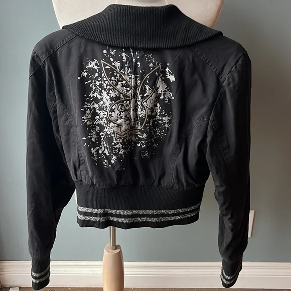 Vintage💥PLAYBOY Bomber Jacket - Picture 4 of 16